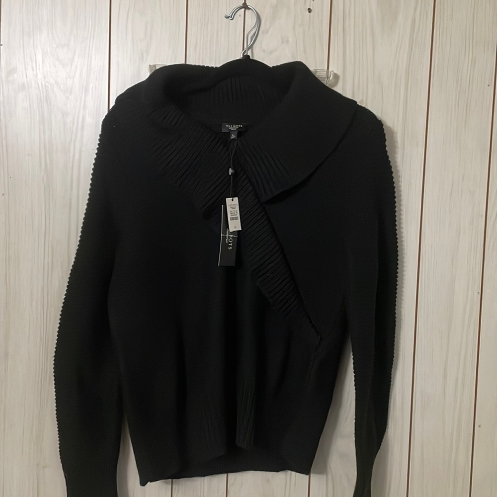 New! Talbots Black Sweater alp